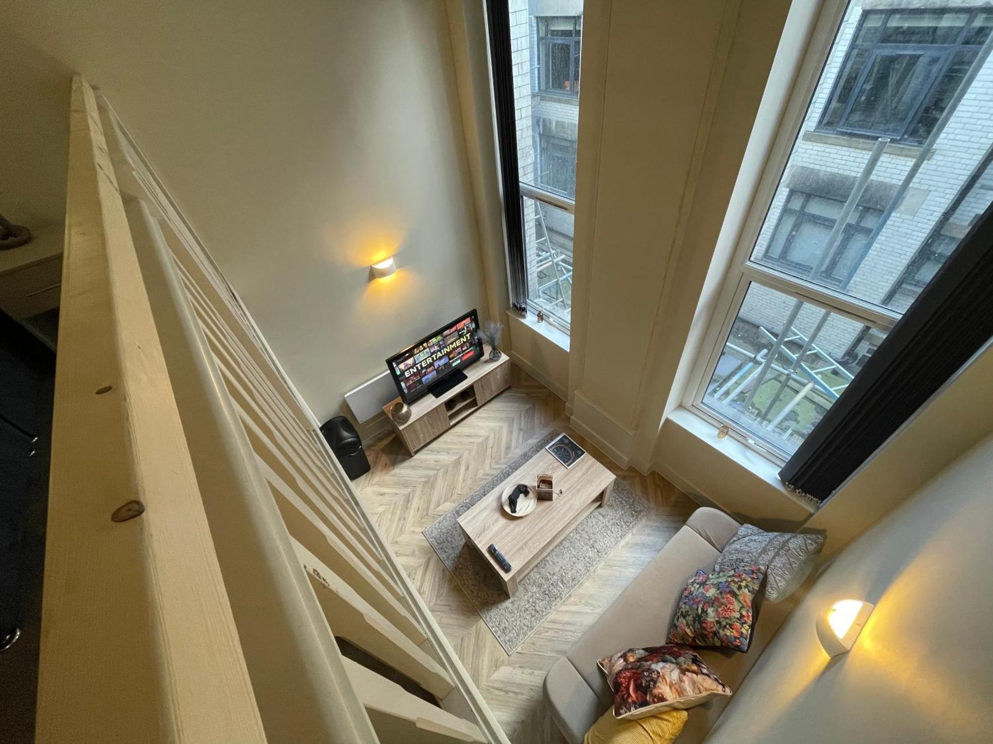 Luxury Mezzanine Apartment In Central Leeds Central Station Eksteriør billede